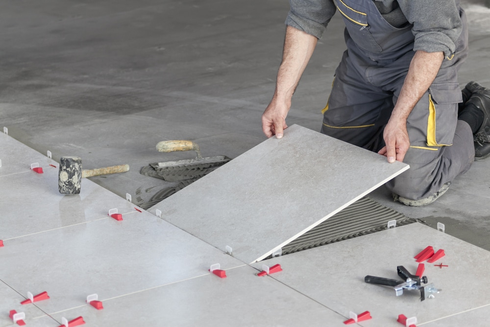 Pose de carrelage à Dieulefit